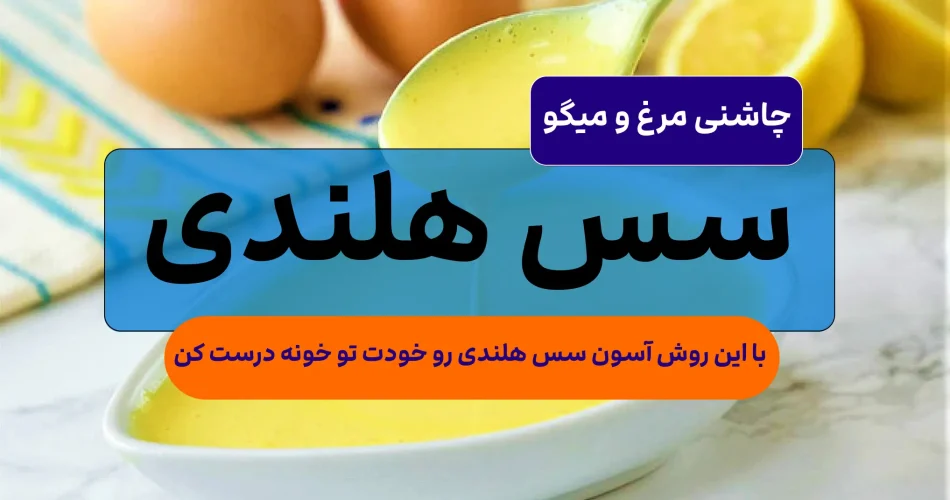 هلندی، چاشنی عالی برای مرغ و میگو