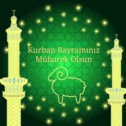 متن تبریک عید قربان به زبان ترکی استانبولی,پیام ترکی تبریک عید قربان جدید و زیبا