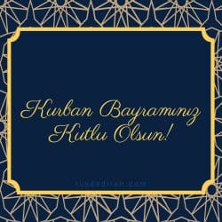 متن تبریک عید قربان به زبان ترکی استانبولی,پیام ترکی تبریک عید قربان جدید و زیبا