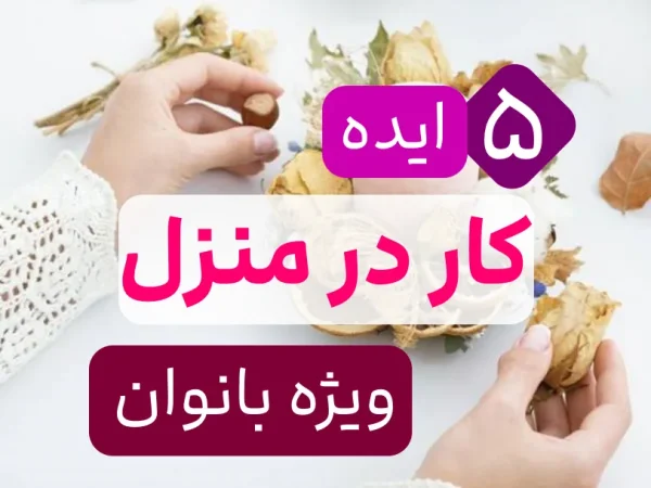 ۵ ایده کار در منزل ویژه بانوان