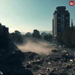 هوش مصنوعی زلزله 7 ریشتری در تهران را اینطوری بازسازی کرد!