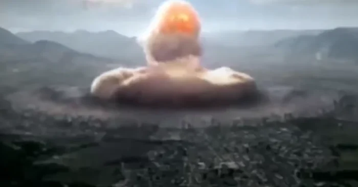 لحظه انفجار در هیروشیما
